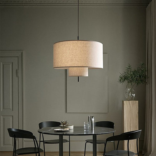 3 Light Drum Pendant