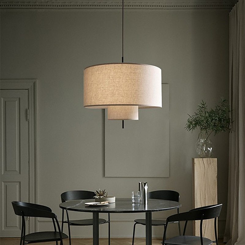 3 Light Drum Pendant