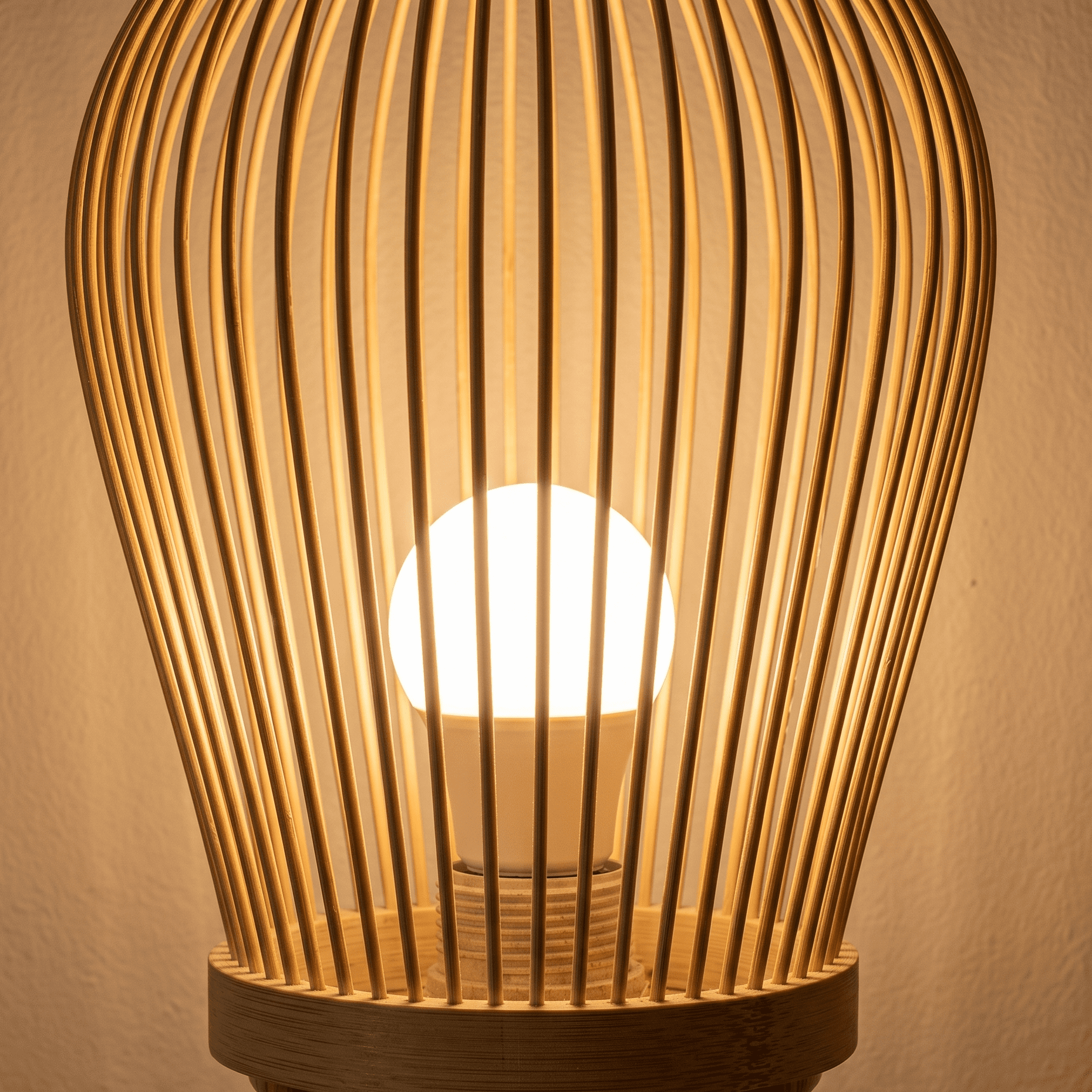 Bamboo Brass Wall Light view 6