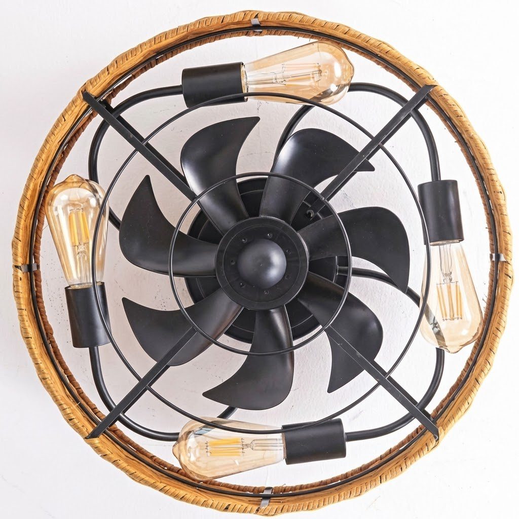Bamboo Ceiling Fan view 2