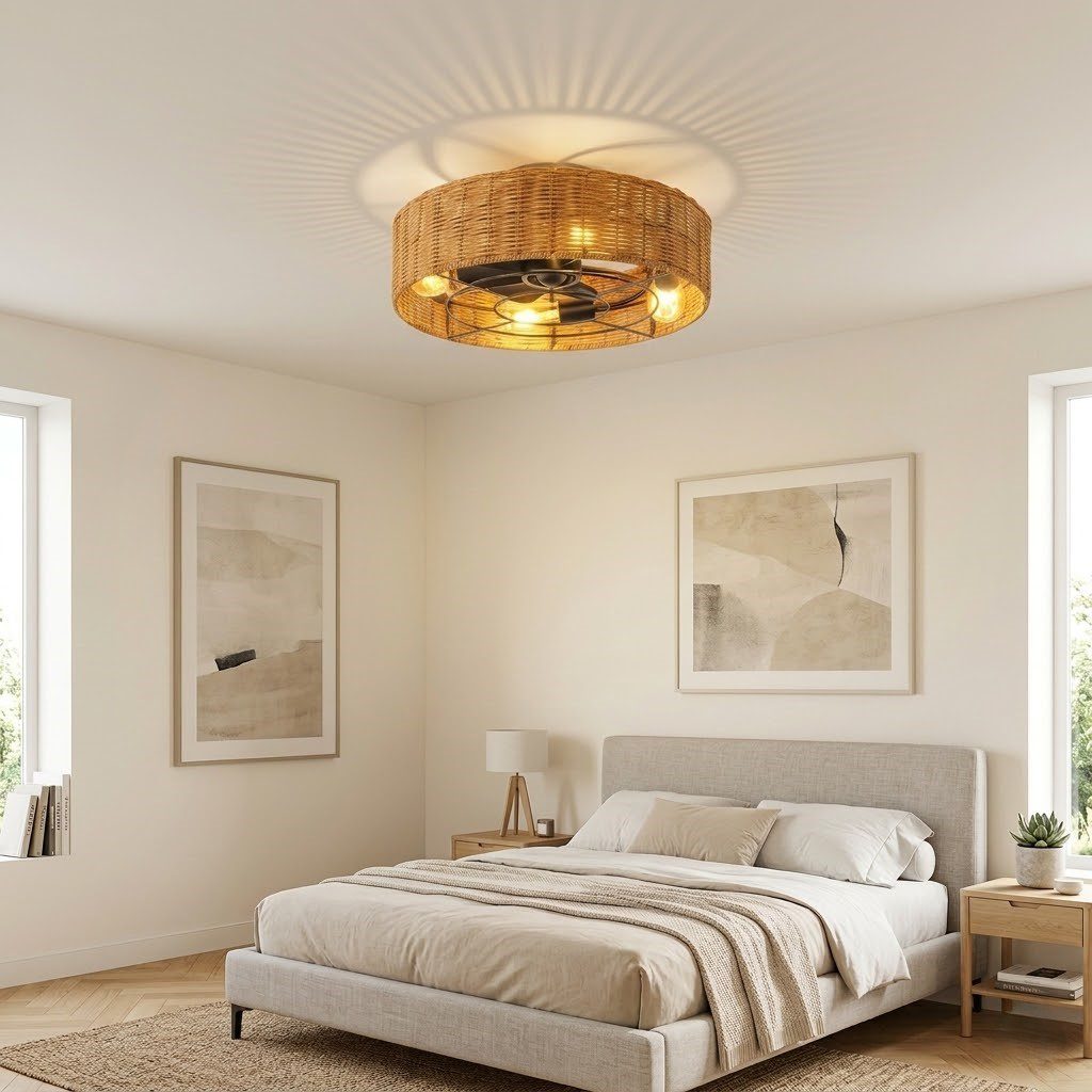Bamboo Ceiling Fan view 4