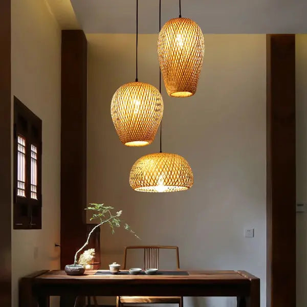 Bamboo Cluster Pendant Light view 4