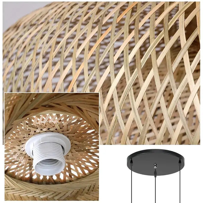 Bamboo Cluster Pendant Light view 8