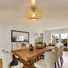 Bamboo Flush Ceiling Light