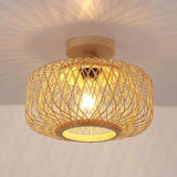 Bamboo Flush Ceiling Light view 10