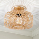 Bamboo Flush Ceiling Light view 11