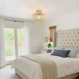 Bamboo Flush Ceiling Light view 12