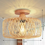 Bamboo Flush Ceiling Light view 15