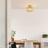 Bamboo Flush Ceiling Light view 4