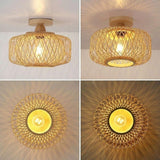 Bamboo Flush Ceiling Light view 7