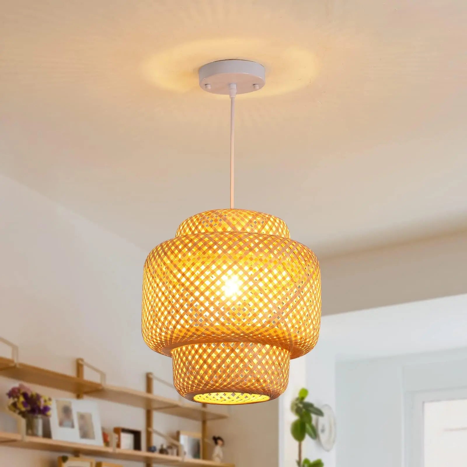 Bamboo Hanging Lantern view 11
