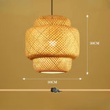 Bamboo Hanging Lantern view 2