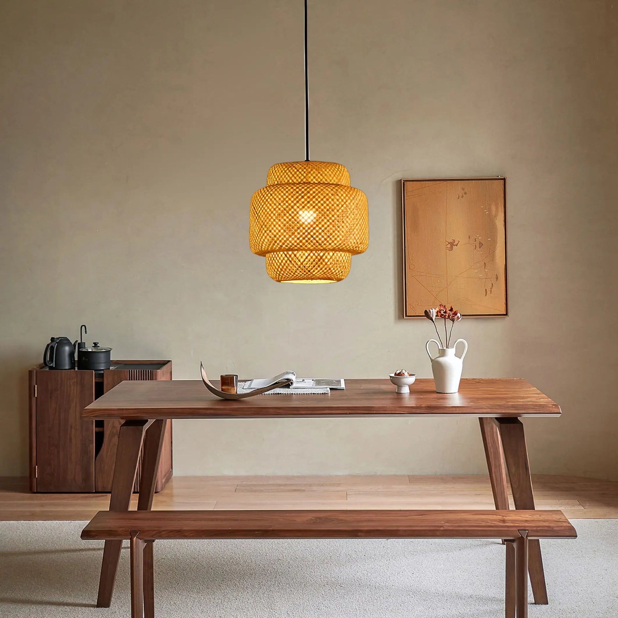 Bamboo Hanging Lantern view 6