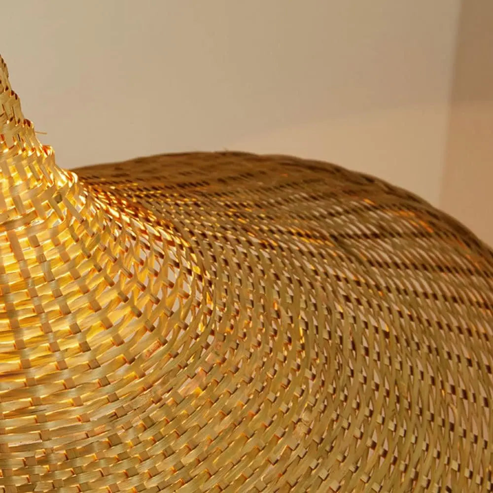 Bamboo Hat Pendant Light view 16