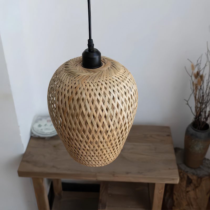 Bamboo Lamp Shade view 2