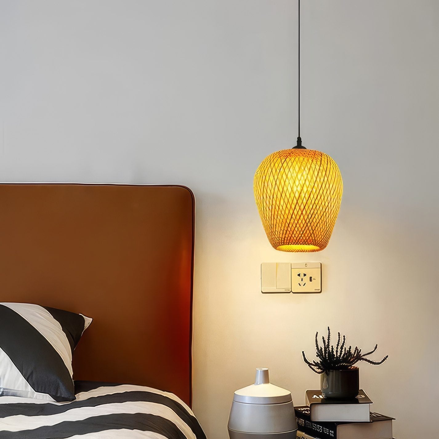 Bamboo Lamp Shade view 4