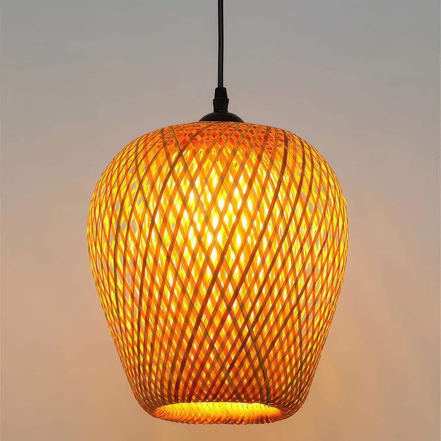 Bamboo Lamp Shade view 5