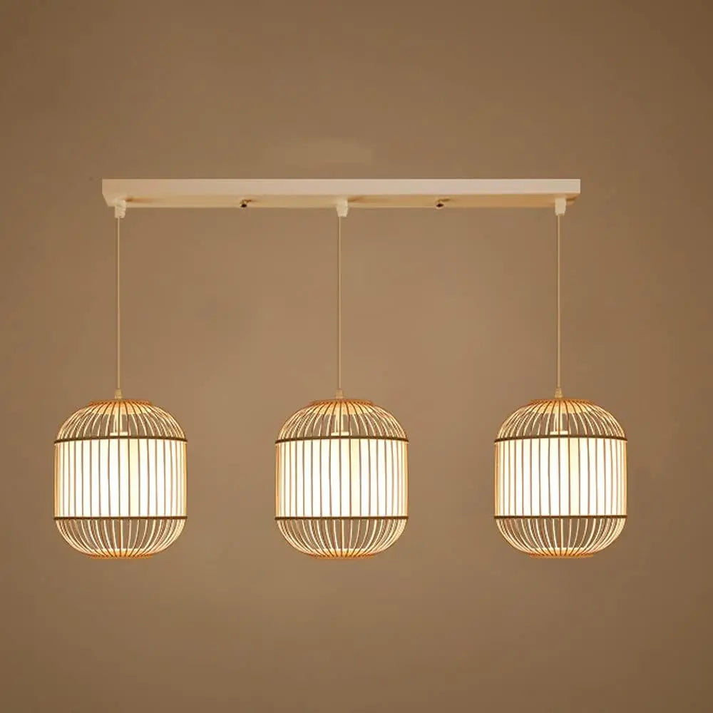Bamboo Lantern Pendant Light view 12
