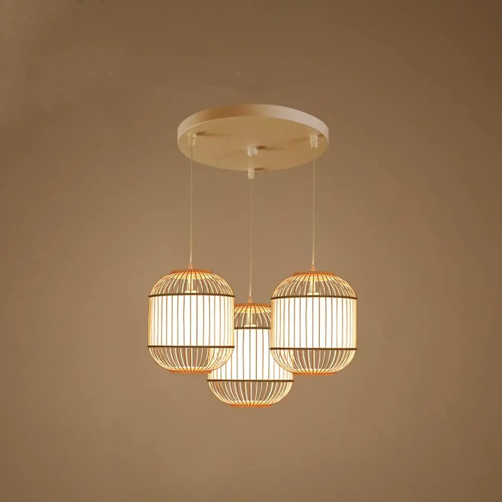 Bamboo Lantern Pendant Light view 13