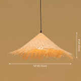 Bamboo Weave Pendant Light view 8