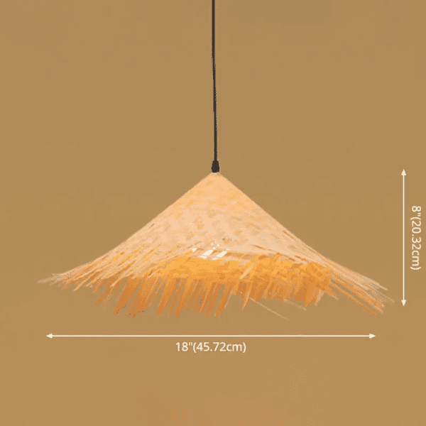 Bamboo Weave Pendant Light view 8