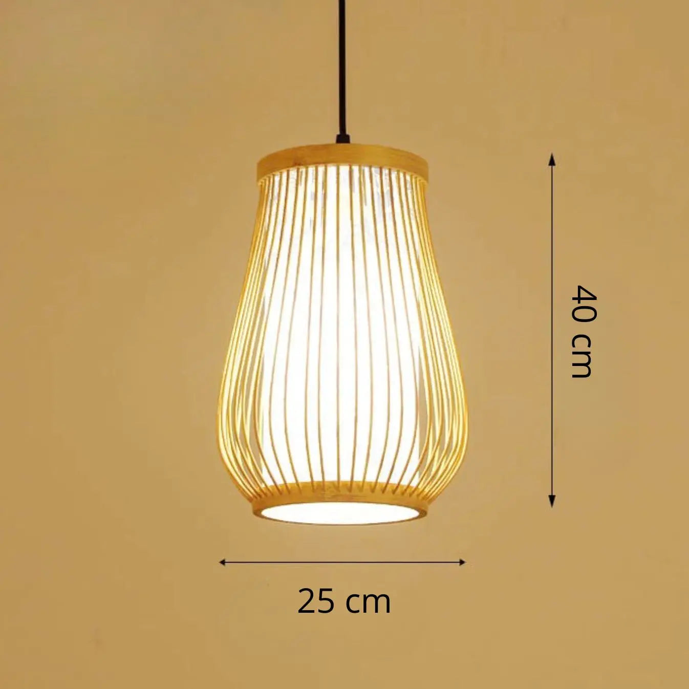 Bamboo Pendant Lamp view 3