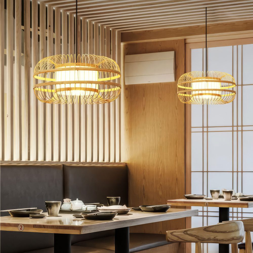 Bamboo Pendant Light view 3