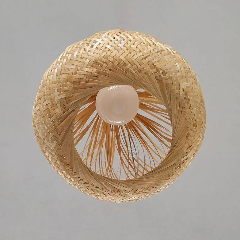 Garlic Bamboo Pendant Light view 6