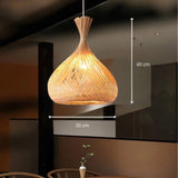Garlic Bamboo Pendant Light view 8
