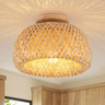 Bamboo Rattan Ceiling Light