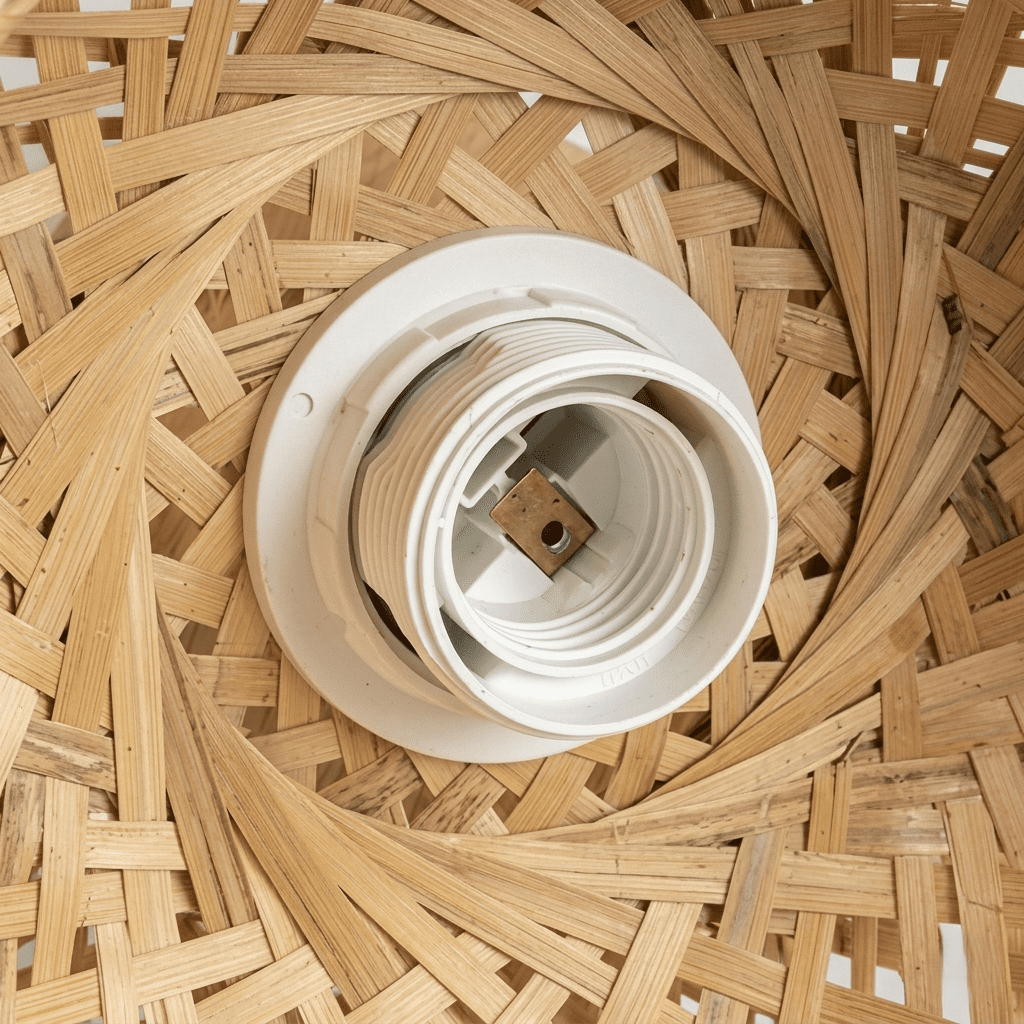 Bamboo Rattan Ceiling Light view 11