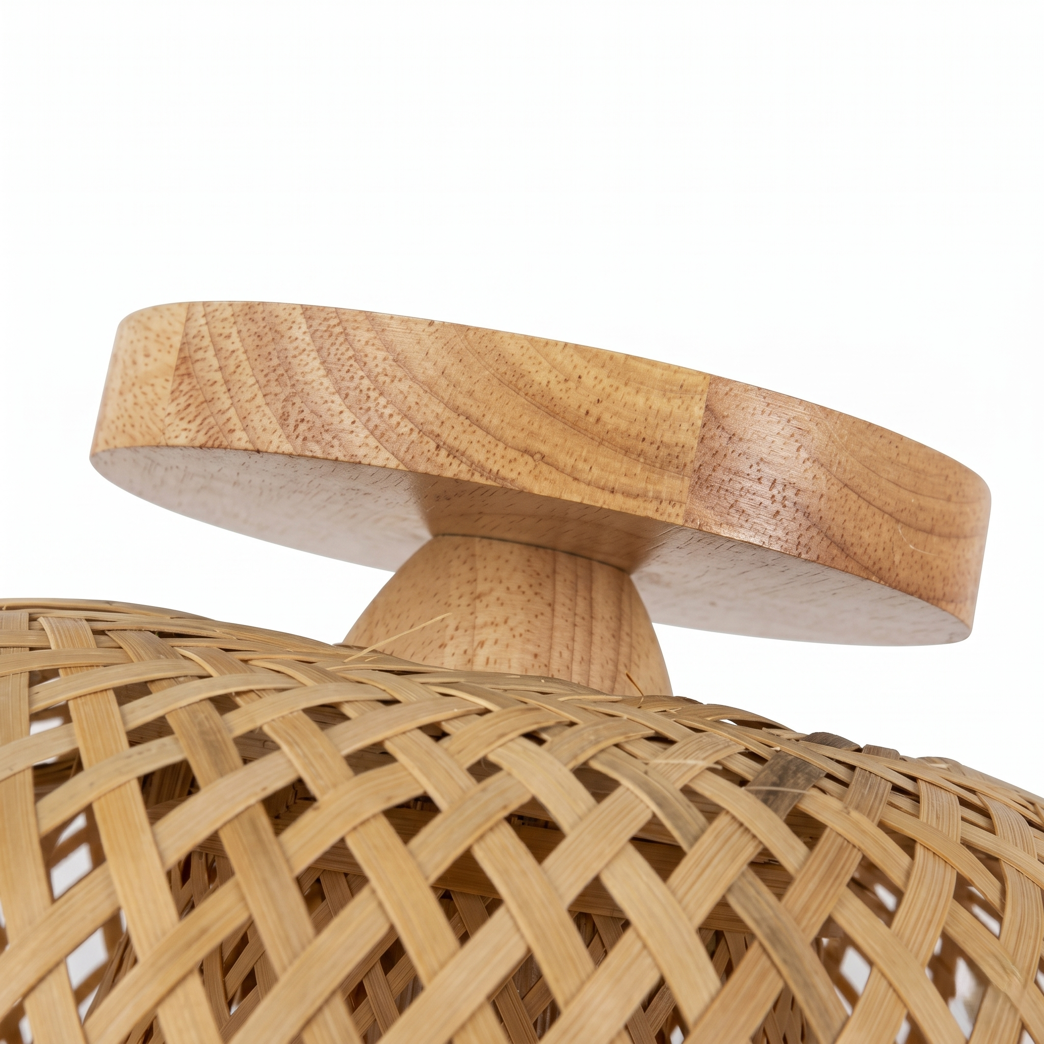 Bamboo Rattan Ceiling Light view 9