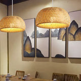 Bamboo Rattan Pendant Light view 5