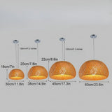 Bamboo Rattan Pendant Light view 8
