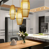 Bamboo Wicker Rattan Pendant Light view 6