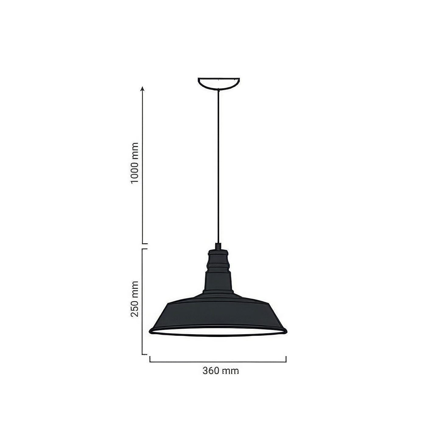 Barn Style Pendant Light view 5