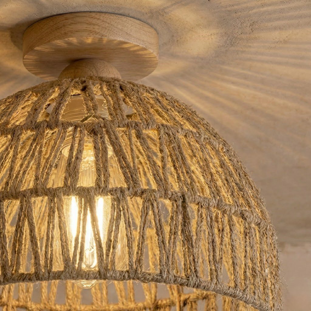Basket Flush Mount Light view 4