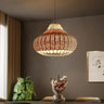 Basket Weave Bamboo Pendant Lamp