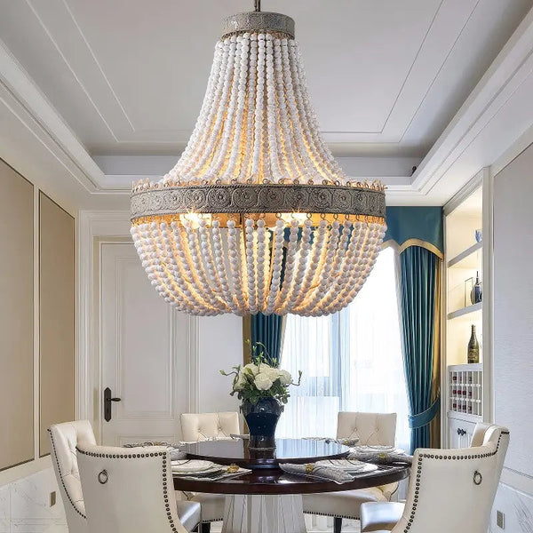 Beaded Chandelier Large