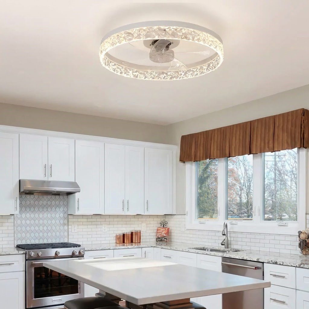 Bedroom Ceiling Fan with Light view 1