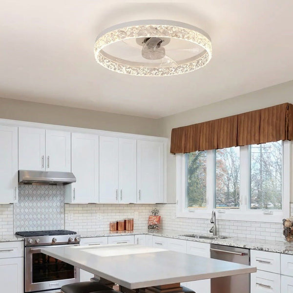 Bedroom Ceiling Fan with Light