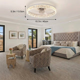 Bedroom Ceiling Fan with Light view 6