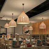 Bedroom Rattan Pendant Light view 12