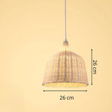 Bedroom Rattan Pendant Light view 2