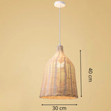 Bedroom Rattan Pendant Light view 3