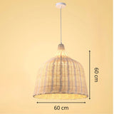 Bedroom Rattan Pendant Light view 6