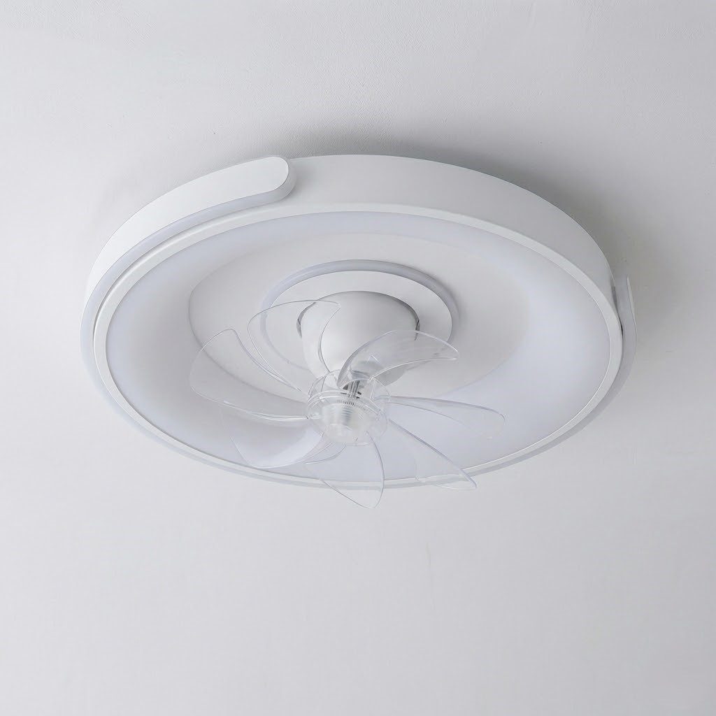 Matte White Ceiling Fan Light view 2