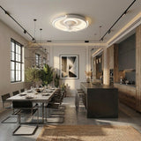 Matte White Ceiling Fan Light view 3