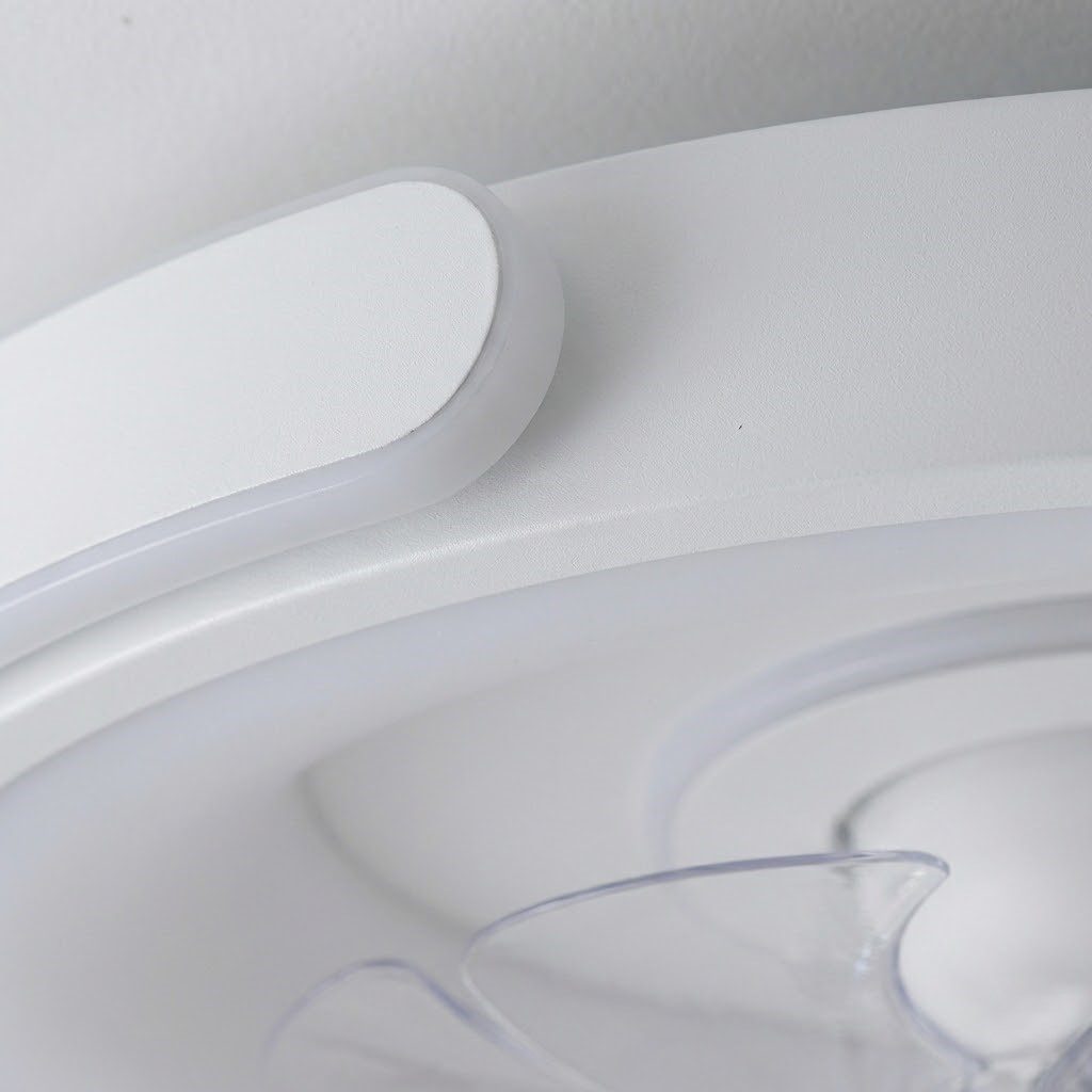 Matte White Ceiling Fan Light view 4