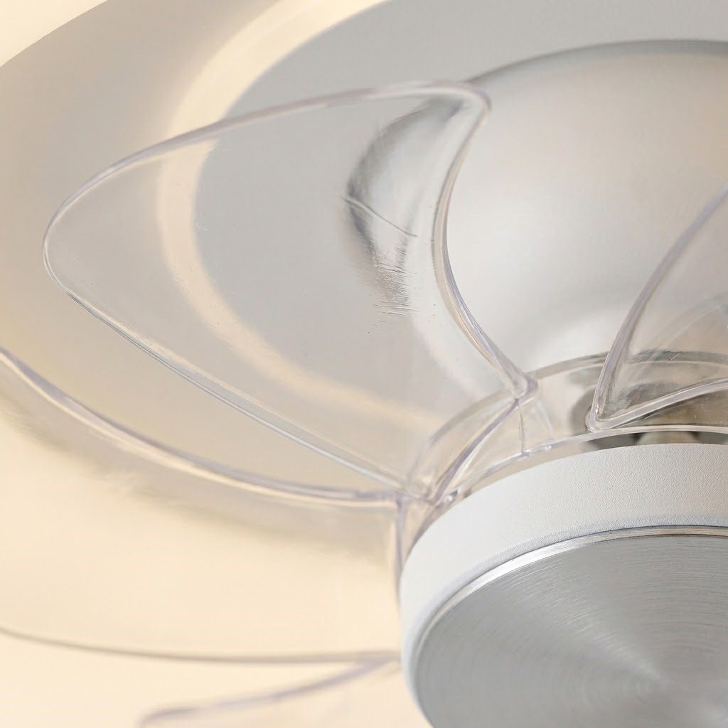 Matte White Ceiling Fan Light view 8